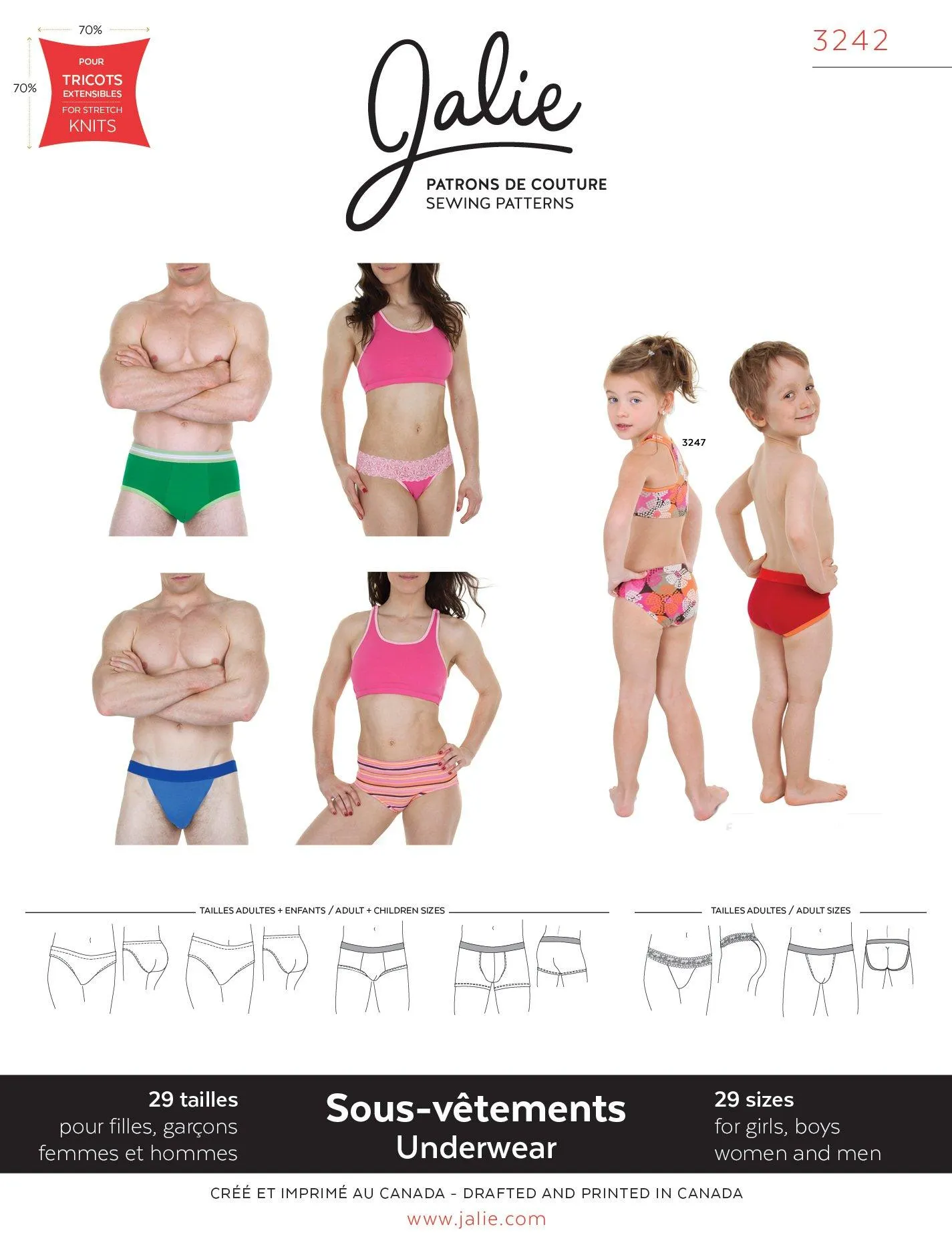 3242 // Underwear for Men, Women and Children