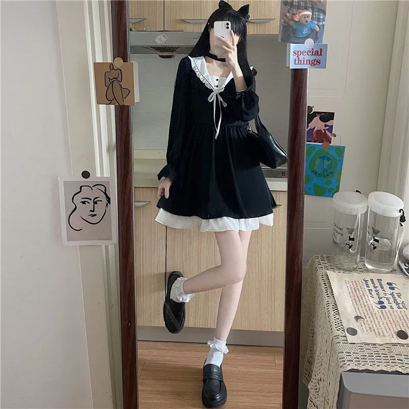 Autumn Black Lolita Dress