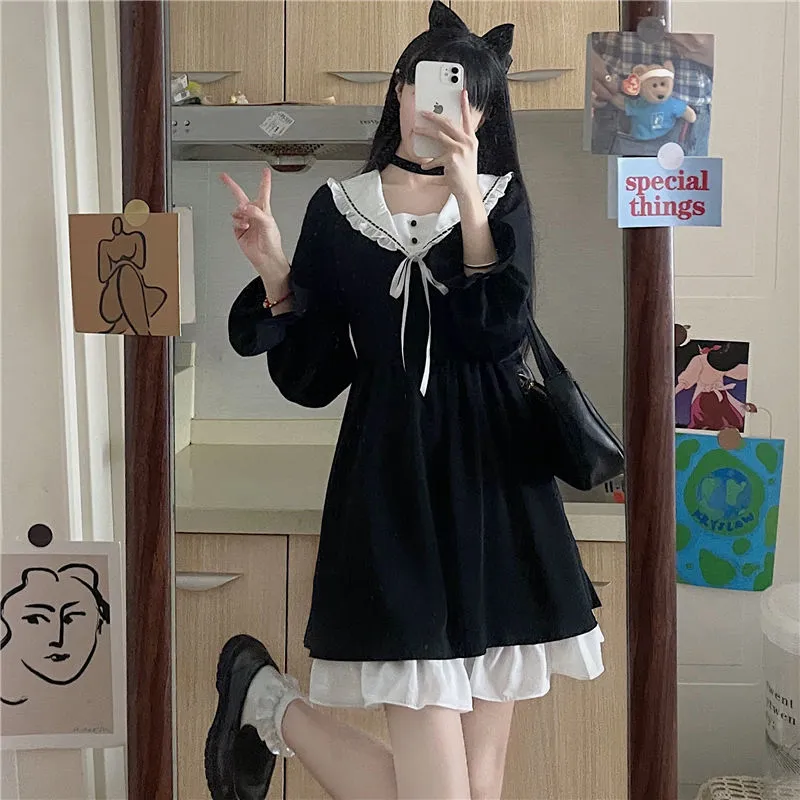 Autumn Black Lolita Dress