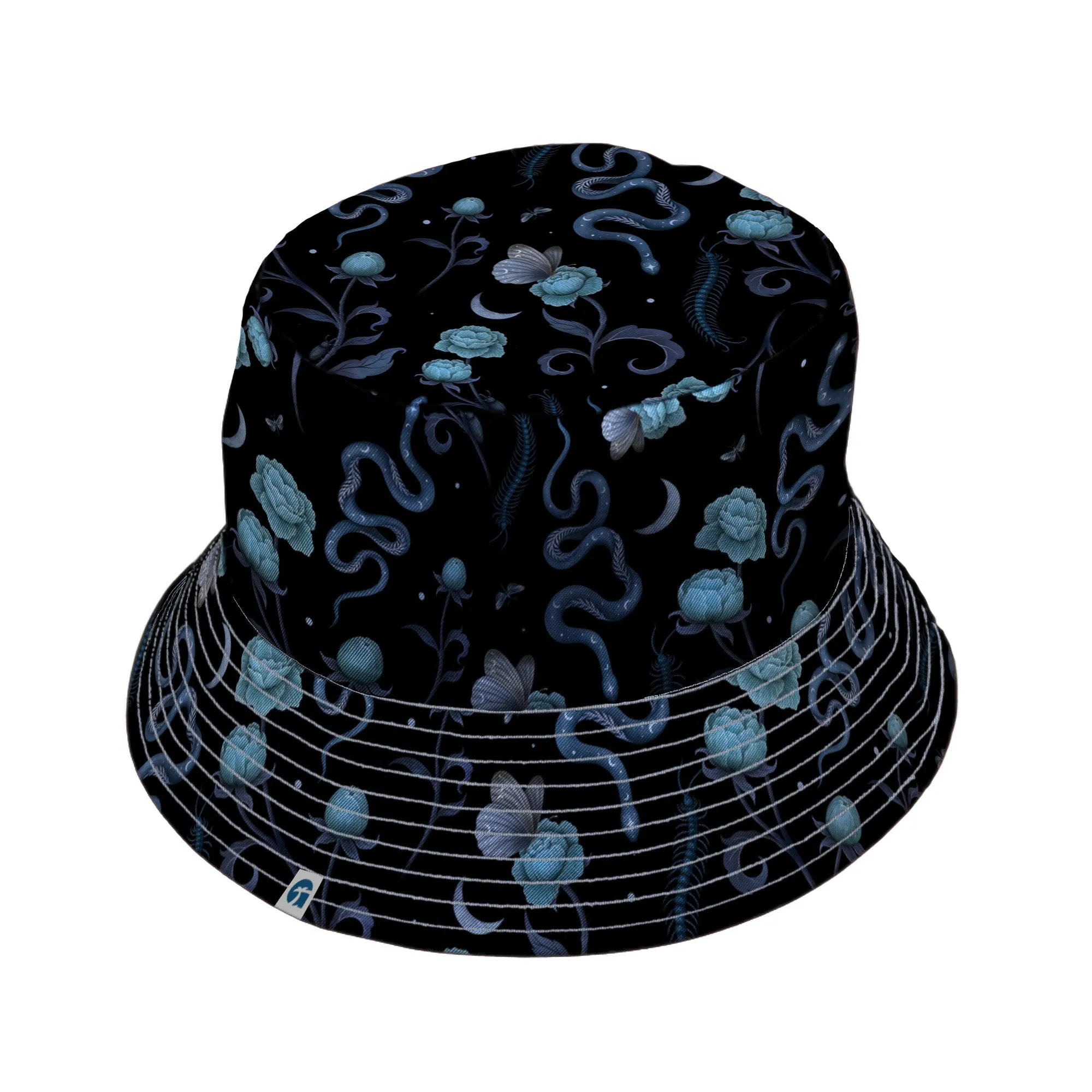 Episodic Serpent Garden Blue Space Bucket Hat